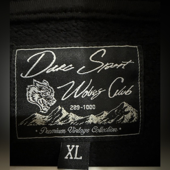 Darc Sport Wolves Club 2023 Ohana Tour 289/1000 Men's XL Hoodie Black EUC - Picture 3 of 9